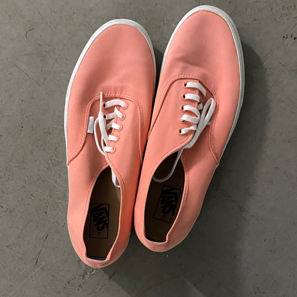 Vans Men's Peach Canvas Sneakers